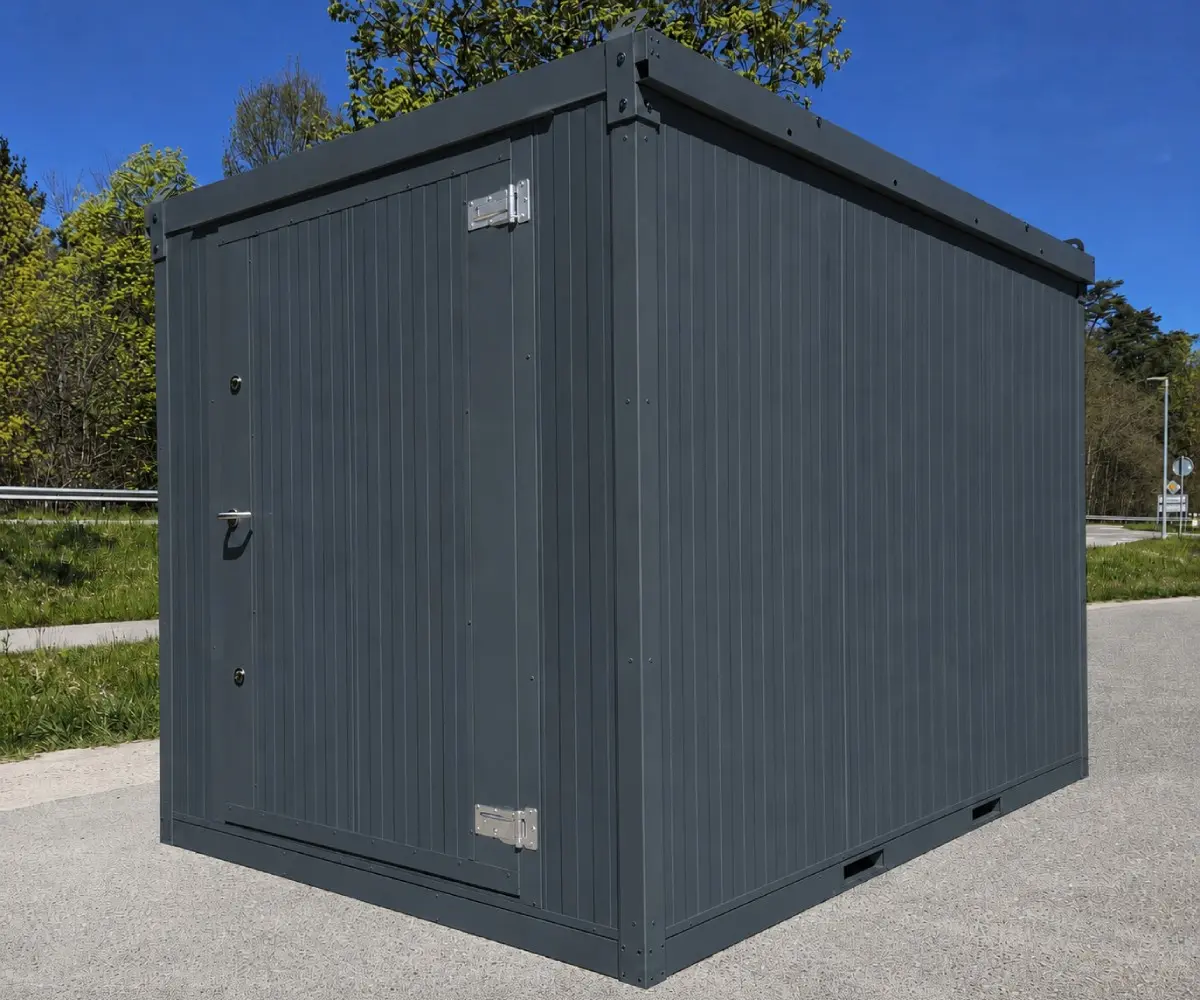 Isoliertes Gerätehaus