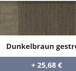 Dunkelbraun gestreift